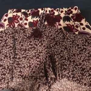Boho flowy shorts